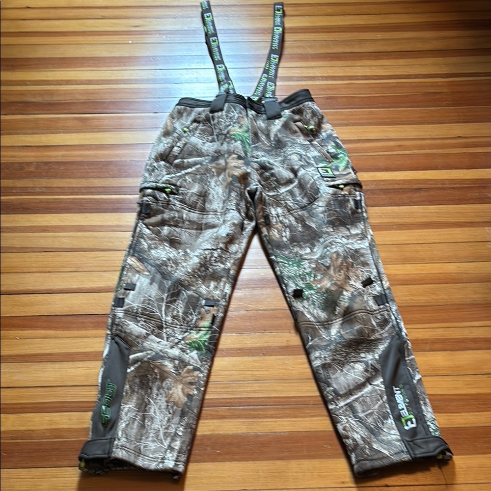 Element Outdoors Camo Pants with Suspenders